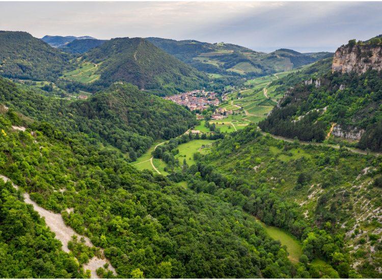 Vista desde el mirador de Grottes du Cerdon