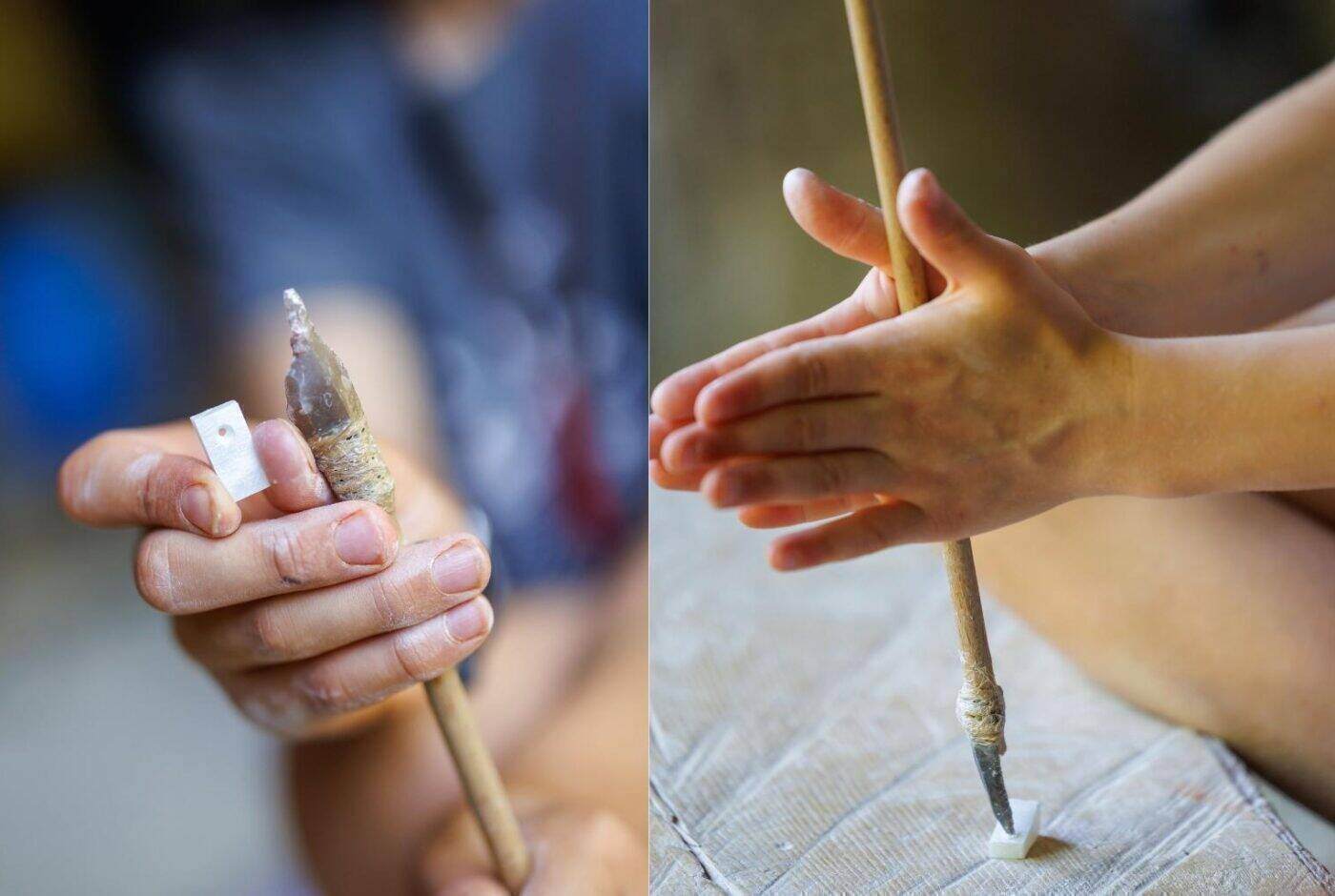 prehistoric activities at the Grottes du Cerdon