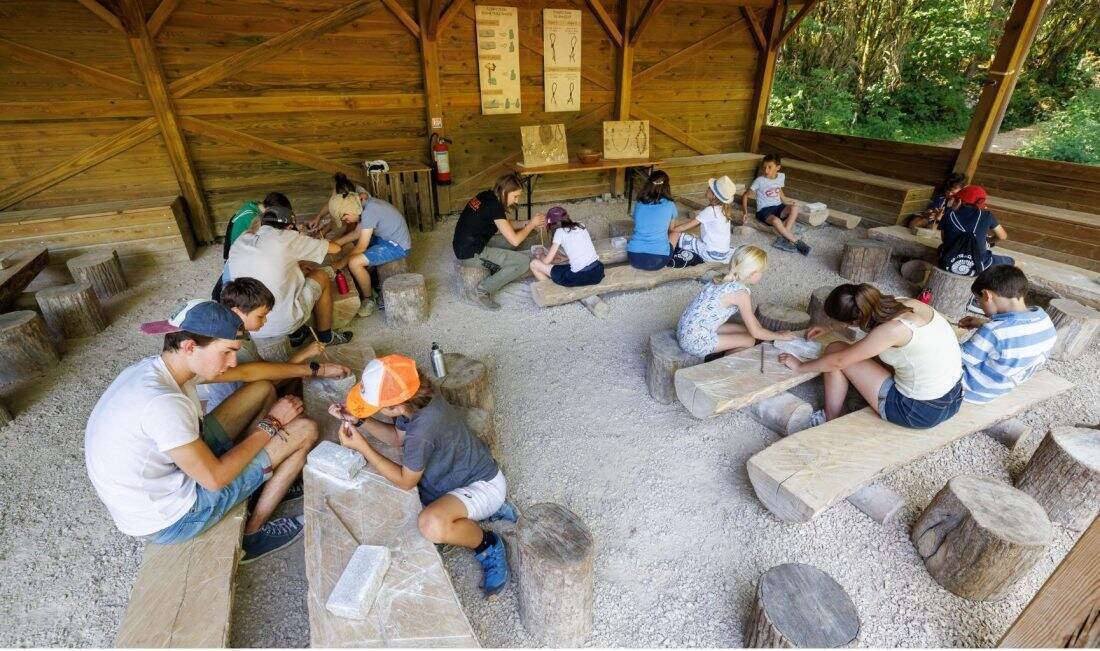 Neolithic adornment activity grottes du Cerdon