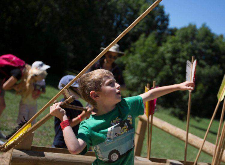 small groups grottes du cerdon spear throwing Cerdon caves