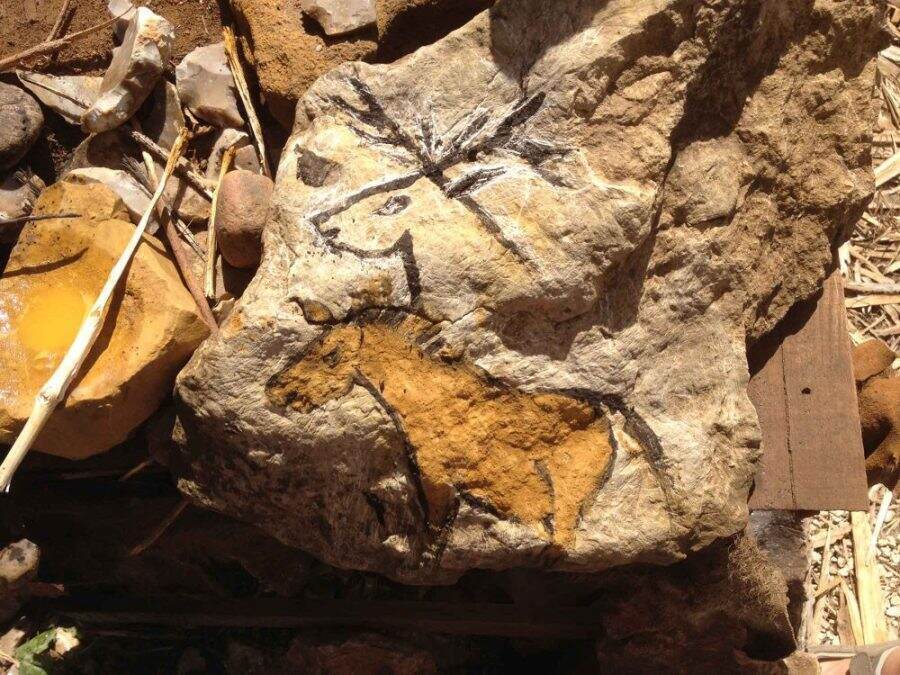 peinture ocre préhistorique grottes du cerdon
