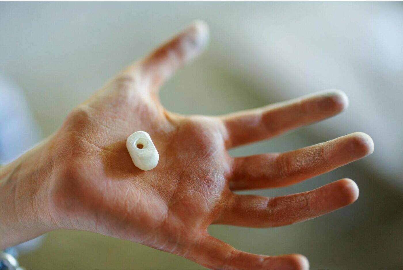 Prehistoric jewelry at the Grottes du Cerdon