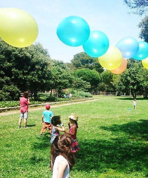Anniversaire dans un parc