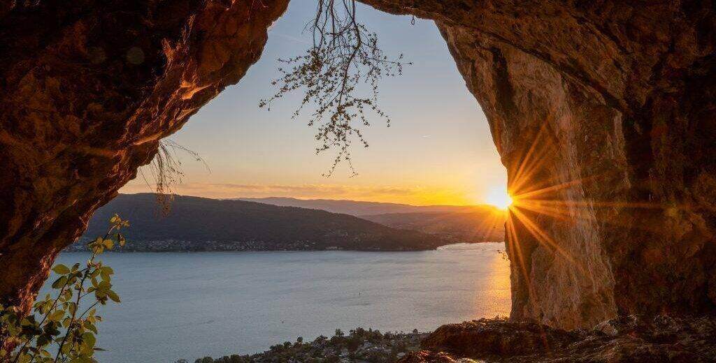 Cave near Annecy in Haute-Savoie and Savoie