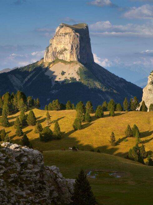 Natuurpark in de Auvergne Rhône-Alpes
