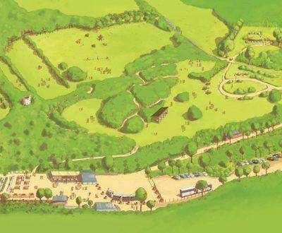 plan parc de loisirs prehistoriques grottes du cerdon